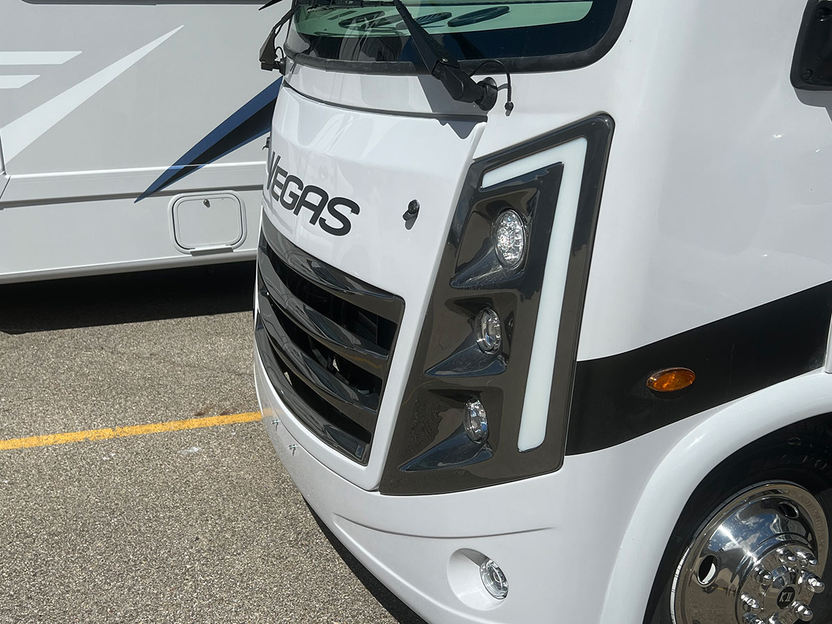 Chrome Headlight Bezel and Grille